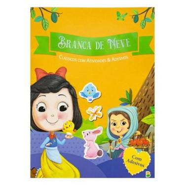 Imagem de Livro - Clássicos com Atividades & Adesivos: Branca de Neve