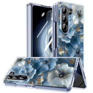 Imagem de MIDIIUGCT Capa magnética para Galaxy Z Fold 7, círculo magnético integrado e carregamento sem fio, capa à prova de choque de grau militar para Z Fold 7 [Anagallis] MUS-CXDZ-09-08