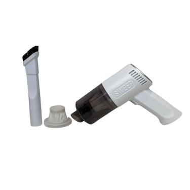 Imagem de Mini Aspirador De Po Portatil Vacuo Remove Po Sem Fio Com Bateria Carro Casa Usb