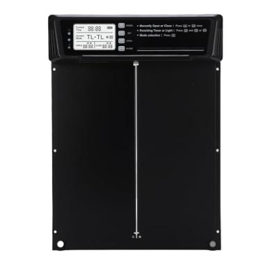 Imagem de ZJchao Automático do Abridor de Portas de Galinha de Galinha de Galinheiro de Galinheiro Com Timer Sensor de Luz Anti -pitada Mecanismo para Segurança da Fazenda Em Casa Segurança