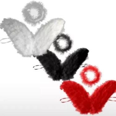 Imagem de Asa de Anjo fantasias e cosplays com aureola - Fr Artigos, Branca