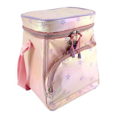 Imagem de Lancheira Sestini Capricho Estrelas Raibown Rosa