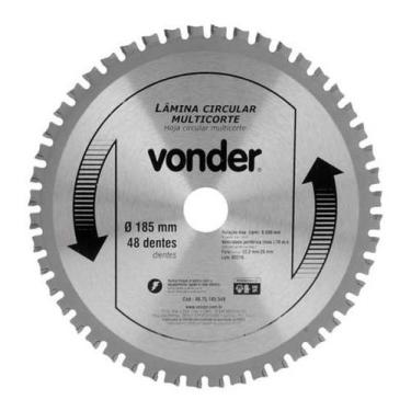 Imagem de Lâmina Serra Circular Multicorte 185mm 48 Dente Ferro Vonder - Kawashi