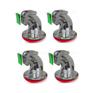 Imagem de 4 Un Prendedor Fixador Trava Porta Magnético Fixação Adesiva - Plasnat