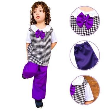 Imagem de Fantasia do Personagem Roxinho Bebê e Infantil Assustado - Coloribaby,