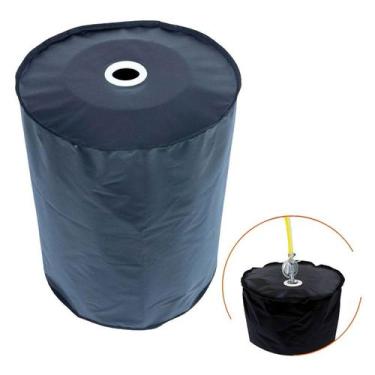 Imagem de Capa Protetora Para Botijão Bujão De Gás Impermeável Preta - BemPrat