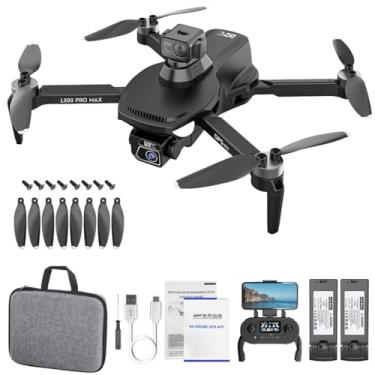 Imagem de Drone GPS com câmera HD para adultos, drones FPV profissionais com retorno automático, Follow Me Circle Fly, Waypoint Fly Stable Hover Motor sem escovas dobrável transmissão 5G controle remoto