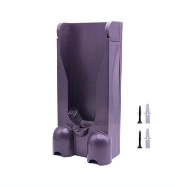 Imagem de aeobdai Estação de ancoragem de montagem na parede compatível com aspirador de pó Dyson V11 V15 ABS Suporte de montagem na parede número de peça de substituição 970011-01 970011-02