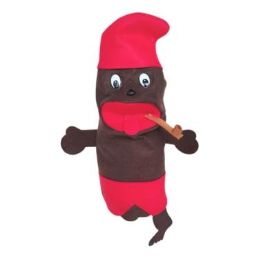 Imagem de Fantoche Folclore Brasileiro 25cm Feltro Mão - Saci Pererê