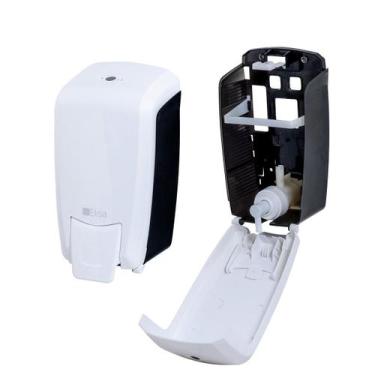 Imagem de Dispenser Saboneteira Espuma com Válvula Branca e Preta Elisa