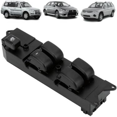 Imagem de Botão Interruptor Comando Vidro Porta Dianteira Esquerda Motorista Mitsubishi L200 Pajero MR194826