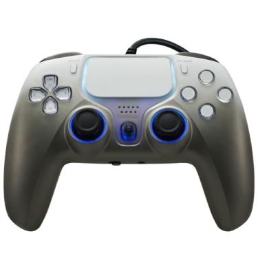Imagem de NBCP PS5 Wired Controller with Turbo, Hall Effect Triggers, Dual Vibration, 3.5mm Audio Jack Gamepad for PS5/PS4/PC/Steam Gaming