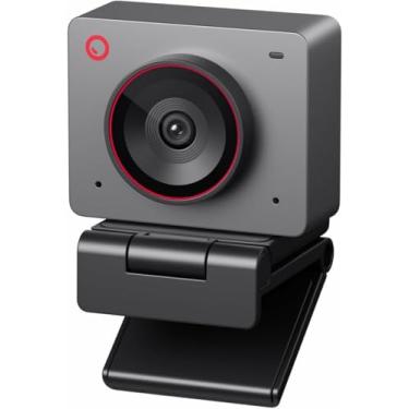 Imagem de OBSBOT Meet 2-4K Webcam, AI Framing & Autofocus with 1/2" Sensor,Beauty Mode,Lightweight,Gesture Control,HDR,Dual Microphone,60 FPS, Web Cam for Streaming, Meeting, Gaming