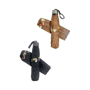 Imagem de Kit 02 Sombrinha Fem Al Super Leve Voyagem Preto E Mar 3025