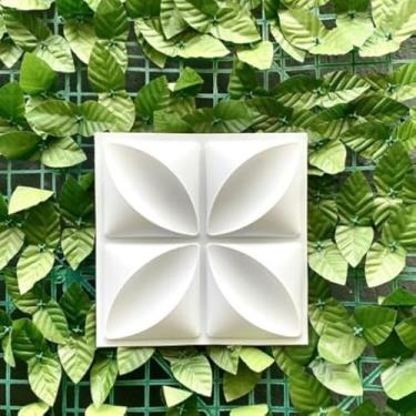 Imagem de Kit 50 100 200 Placas 3D Para Revestimento de Parede Adesivo 25x25cm (100,Pétala)