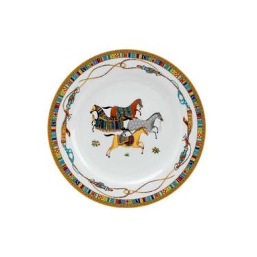 Imagem de Conjunto de pratos domésticos de cerâmica combinação de pauzinhos europeus - 1 prato grande