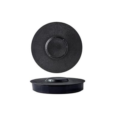 Imagem de URGDWEKJY Bandeja de jantar de cerâmica prato de jantar criativo cor sólida prato de gelo seco prato de sashimi, pratos de sushi, pratos de salmão, restaurante, especialidade, utensílios de mesa