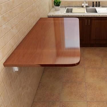 Imagem de Bancada De Trabalho Dobrável Na Parede Pequena Mesa De Parede Dobrável Para Garagem & Galpão Escritório Em Casa Lavanderia Bar Em Casa Cozinha & Sala De Jantar, D, 120×50cm