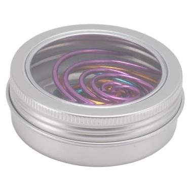 Imagem de Generic Agulha de tricô Circular, Durável, 3 Cores, 9 Peças, Agulha de Cabo Espiral Multiuso Com Caixa de Armazenamento para Xales