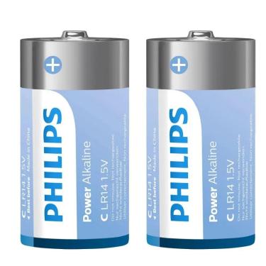 Imagem de Bateria Alcalina Média C 2 Unidades - Philips