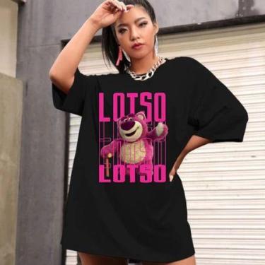 Imagem de Tshirt Blusa Feminina Urso Lotso Estampa Em Alta Gringa - loja dinka, 
