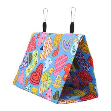 Imagem de Cryfokt Cama de Casa de Papagaio de Lona Resistente Com Ganchos Tenda Suspensa para Pássaros Design Colorido Esconderijo de Descanso para Calopsitas Adequado para Pássaros Ornamentais/animais de