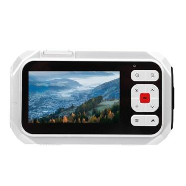 Imagem de Zopsc Câmera Digital QHD de 48 MP Com WiFi e Tela Dupla, Câmera Selfie Com Zoom de 16x para Fotografia de Viagens, Câmera Vlog Compacta para Iniciantes (branco)