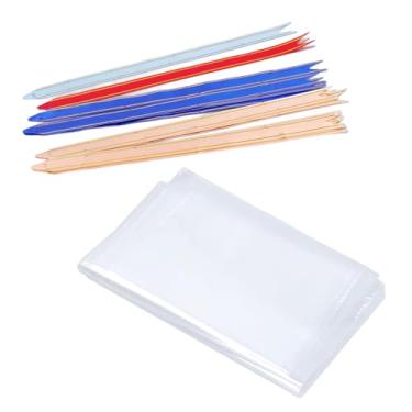 Imagem de Hztyyier Sacos Transparentes a Granel Com Fita Multiuso para Lembrancinhas, Doces, Biscoitos, Embalagens Especiais para Feriados, 100 Peças