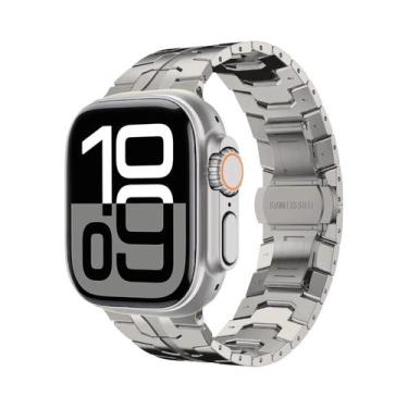 Imagem de Pulseira De Metal Em Aço Inoxidável Para Apple Watch 46 42mm Ultra3 49