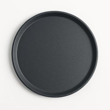 Imagem de Bandeja Redonda Antiderrapante Profissional, Preta, 40cm de Diâmetro, para Serviço de Mesa e Restaurante