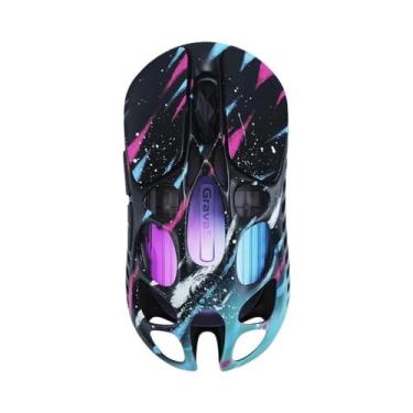 Imagem de Mouse Gamer Sem Fio 8K Gravastar X pro Paw3950 RGB Tri-Mode Bluetooth 