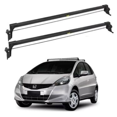 Imagem de Rack De Teto Honda Fit 2011 12 13 Fixado No Friso
