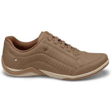 Imagem de Tênis Casual Feminino Kolosh Macio Conforto Palmilha Gel, Marrom, 37