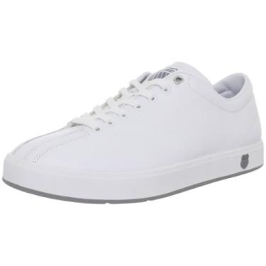 Imagem de K-Swiss Tênis masculino Clean Classic, Branco/Stingray, 9