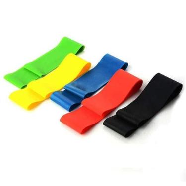 Imagem de Kit 5 Mini Band Academia Fit Treino Funcional Exercício - Nao Informad