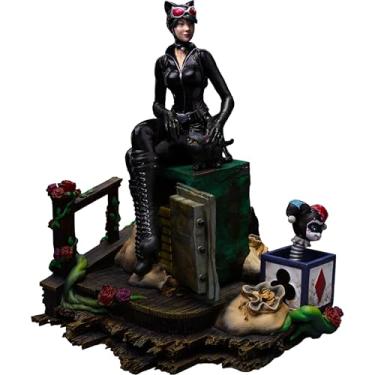 Imagem de Iron Studios Estátua Colecionável Mulher Gato Versão Deluxe - Gotham City Sirens - Art Scale 1/10 Polystone Black 21,5 cm