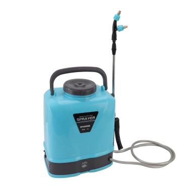 Imagem de Cryfokt Pulverizador de Mochila de Pressão Ajustável Alimentado por Bateria para Limpeza de Ervas Daninhas Agrícolas, Com 5 Bicos, Pulverizador Elétrico de Jardim para Pulverização de Ervas Daninhas
