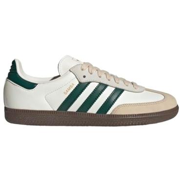 Imagem de adidas Originals Samba OG Tênis feminino, Estratos de areia verde e branco, 36