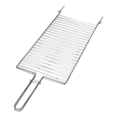 Imagem de Grelha Dupla Media 70x26 Cm Para Assar Peixe E Linguiça