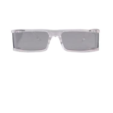 Imagem de HCHES Óculos de Sol Femininos Estilo Retrô com Armação em PC, Proteção UV400 e Lentes Laterais (5)