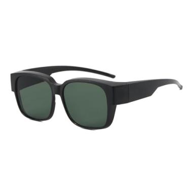 Imagem de HCHES Óculos de Sol Femininos Retro com Armação Grande para Lazer ao Ar Livre, Proteção UV400 (2)