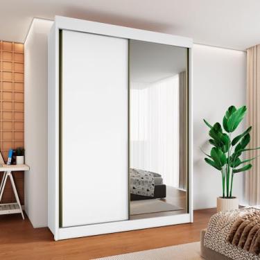 Imagem de Guarda Roupa Casal 2 Portas de Correr Chicago Branco