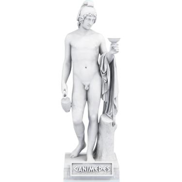 Imagem de Estátua Escultura Ganimedes - Herói Grego (Cor Mármore)