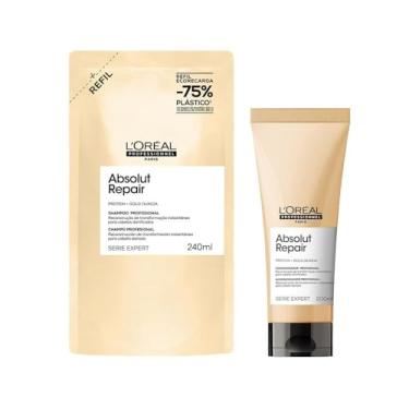 Imagem de Kit L'oréal Absolut Repair Shampoo 240ml + Cond 200ml