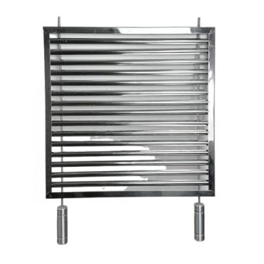 Imagem de Grelha Churrasqueira，AçO InoxidáVel，Capacidade de Carga DuráVel e Resistente，Adequado para Acampamentos em FamíLia, Churrascos e Outras Atividades ao ar Livre(50x40)