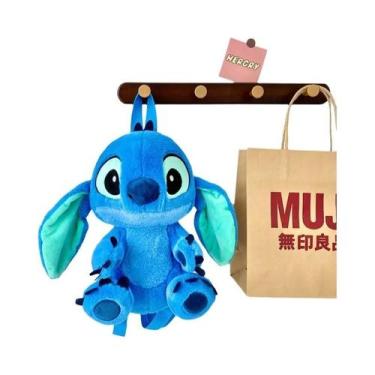 Imagem de Mochila De Pelúcia Kawaii Disney Stitch Para Meninas, Bolsa Transversa