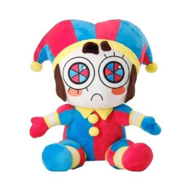 Imagem de Boneco De Palhaço De Anime Pomni Brinquedo De Pelúcia Macio Presente D