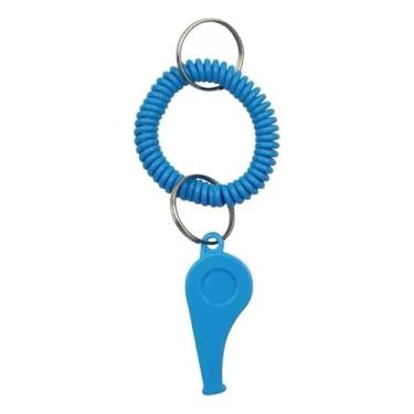 Imagem de Gryshanyun Apito esportivo com alça de pulso ajustável - Som de alta frequência para treinadores, árbitros e esportes de equipe, apito de emergência de plástico durável para futebol, beisebol e