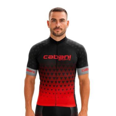 Imagem de Camisa ciclismo molten masculina (manga curta) - - Cabani, GG, Vermelh