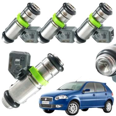 Imagem de 4 Bicos Injetores Palio Fire RST 2 1.8 Flex 2004 2005 2006 2007 2008 2009 2010 2011 2012 2013 2014 2015 2016 2017 2018 2019-50103002, IWP168